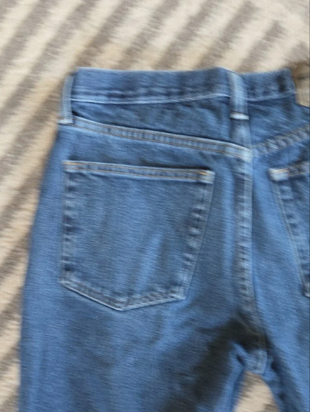 Men's Wrangler Straight-Leg Blue Denim Jeans Size 33x30